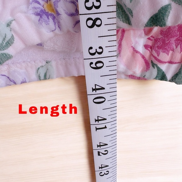 VTG Adonna Cotton Polyester Nightgown Floral Wrap Robe Pink Purple Green EUC - Picture 10 of 12